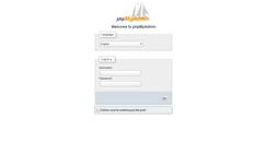 Desktop Screenshot of mysql5admin.adns.de