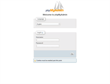 Tablet Screenshot of mysql5admin.adns.de